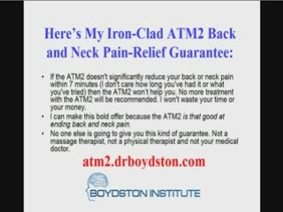 Back Pain Relief...Guaranteed! Clovis, CA