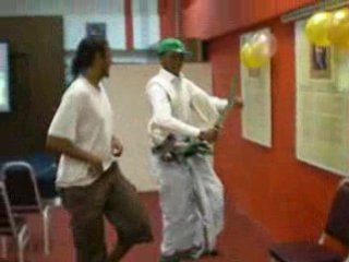 Afardance performing by a Nigerian(Solomon) and a Djiboutian