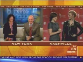 Jessica Simpson - Early Show before performance