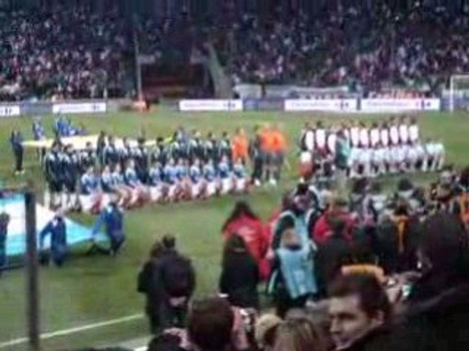 France-Argentine, La Marseillaise