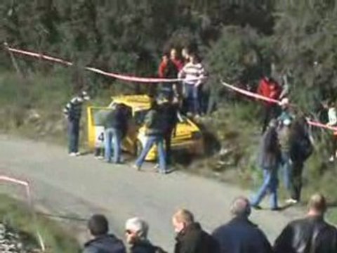 crash rallye vins du gard 2008