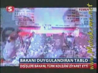 Abdullah Gül Yemen de Türk okulunu ziyaret etti