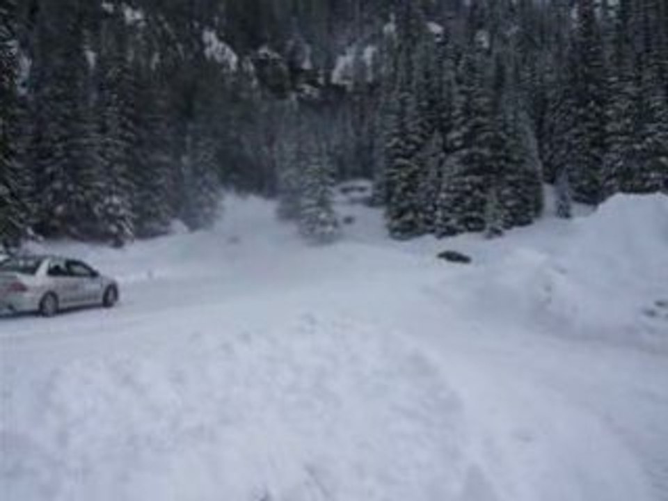 Je progresse : Drift sur neige à Flaine