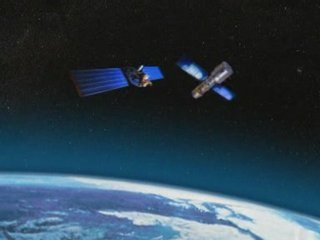 Satellites collide in space