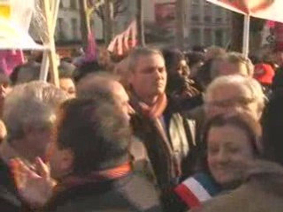 Manif parisienne du 29 janvier 2009 entre Bastille et Opéra