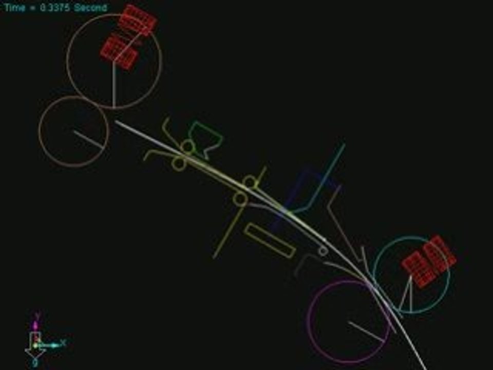 RecurDyn Simulation of Media Transport System