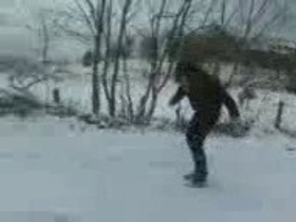 katty dans la neige