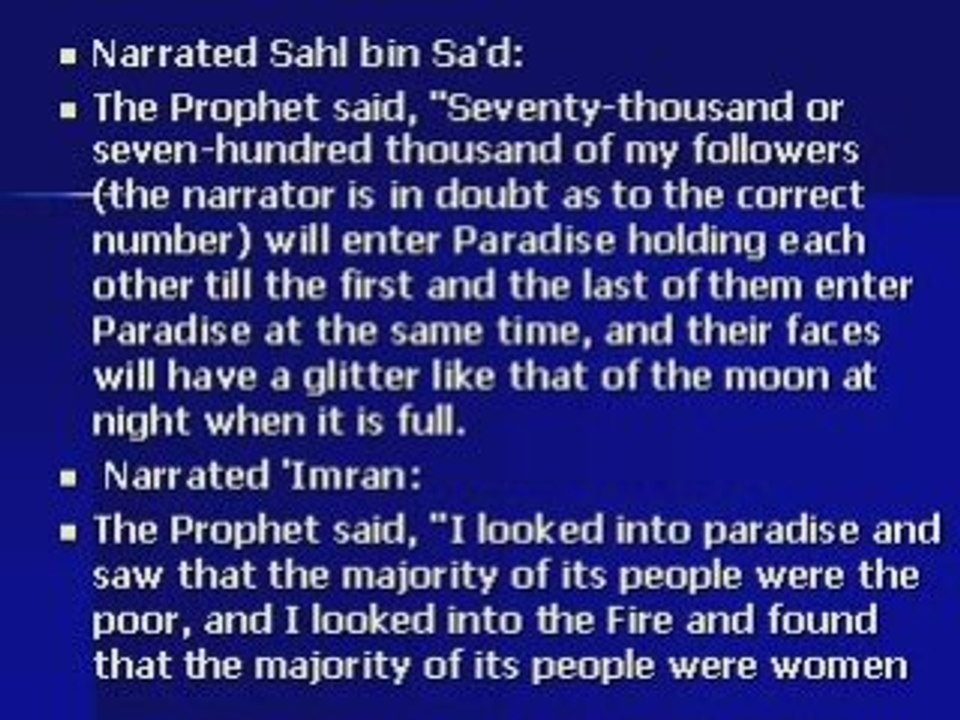 Heart Tendering Hadiths-4