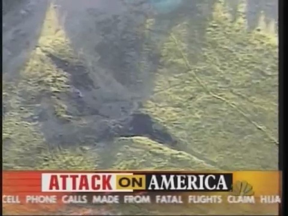 11 Septembre Vue aérienne du crash en pennsylvanie Vidéo Dailymotion