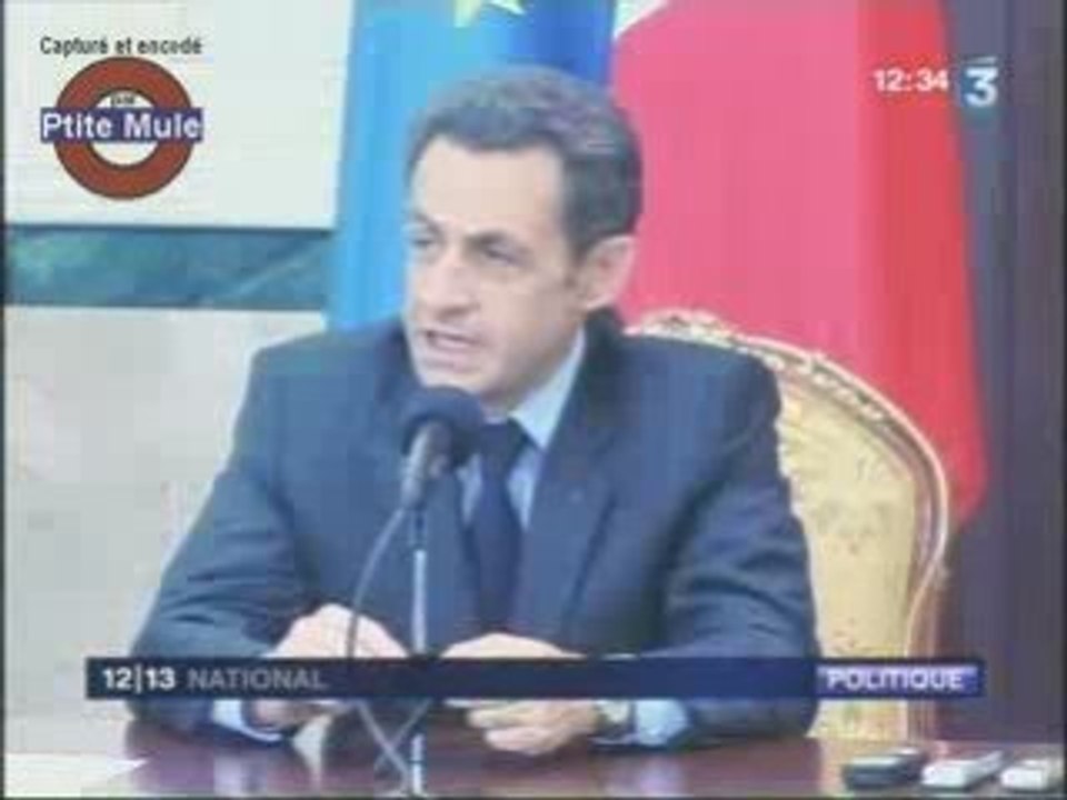 Sarko : Bagdad surprise