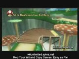 Wii Mario Kart Lap 3 Yoshi MushRoom Kingdom Burned