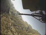 Apache Attacking Taliban bunker in Afganistan