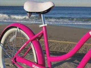 Pretty in Pink - Beach Cruiser Bike by Makai Bikes