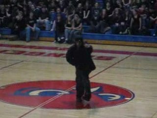 B-ton on pep rally