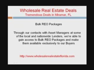 Miramar wholesale real estate deals