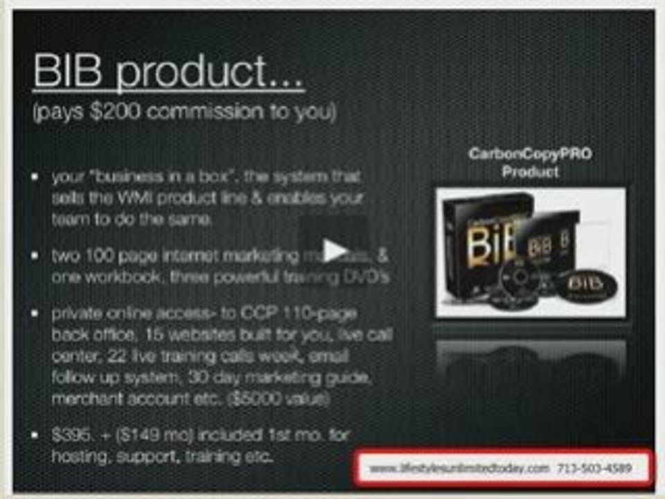 CCPro FAQ 13 - What's a BIB?