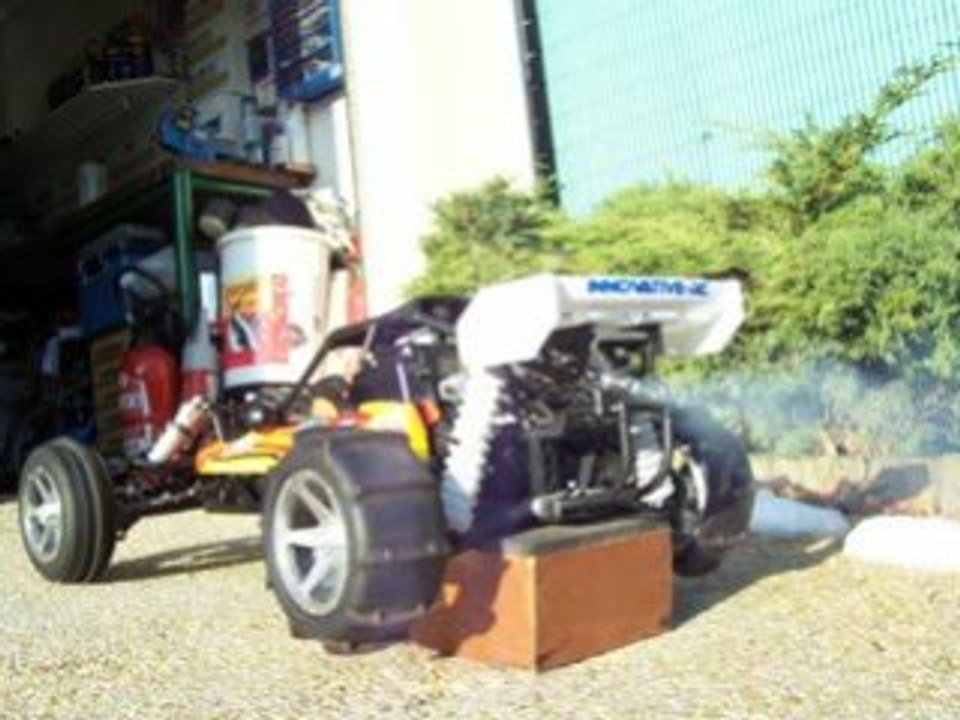 Préparatif Baja avant test amortisseurs INNOVATIVE-RC