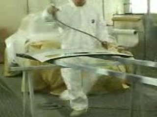 Peinture blanche de la Porsche
