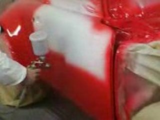 Peinture Rouge de la Porsche !!