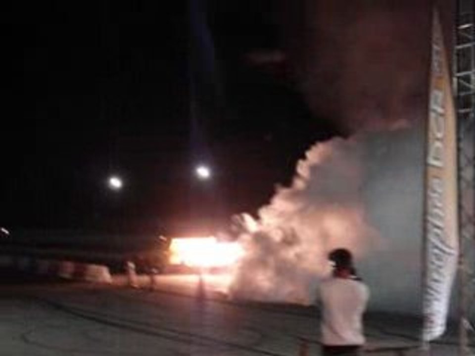 Dragster dhl aubenas turbine d'avion 6000cv