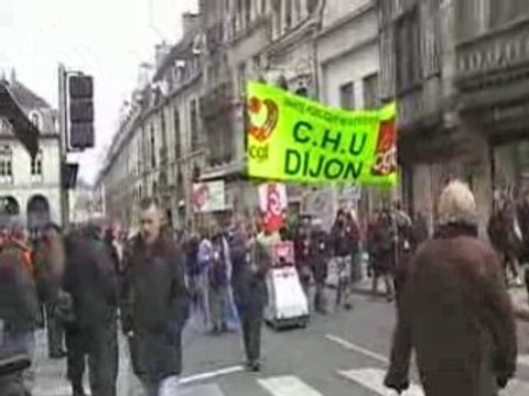 CHU DIJON MANIF 29 JANVIER