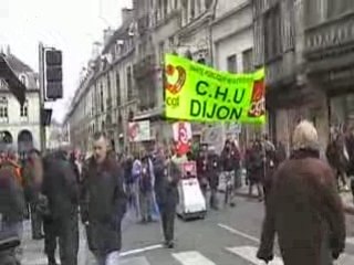 CHU DIJON MANIF 29 JANVIER