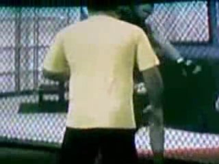 Wanderlei Silva and Minotauro Nogueira training Jan2009-1