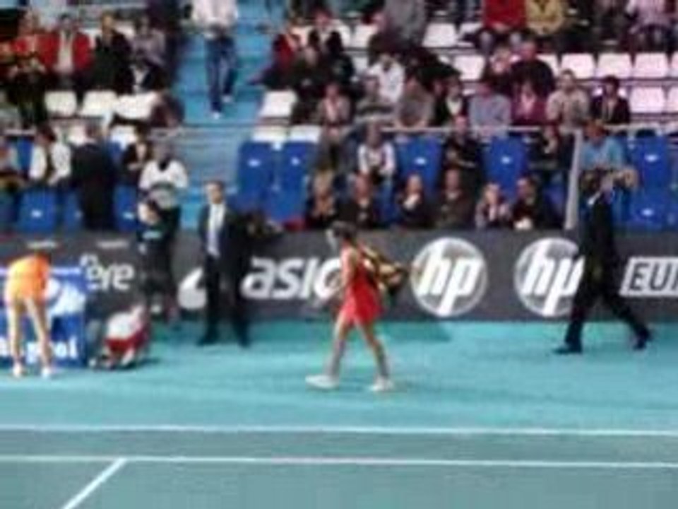 Open Gaz de France 2009 - Arrivée Amélie Mauresmo