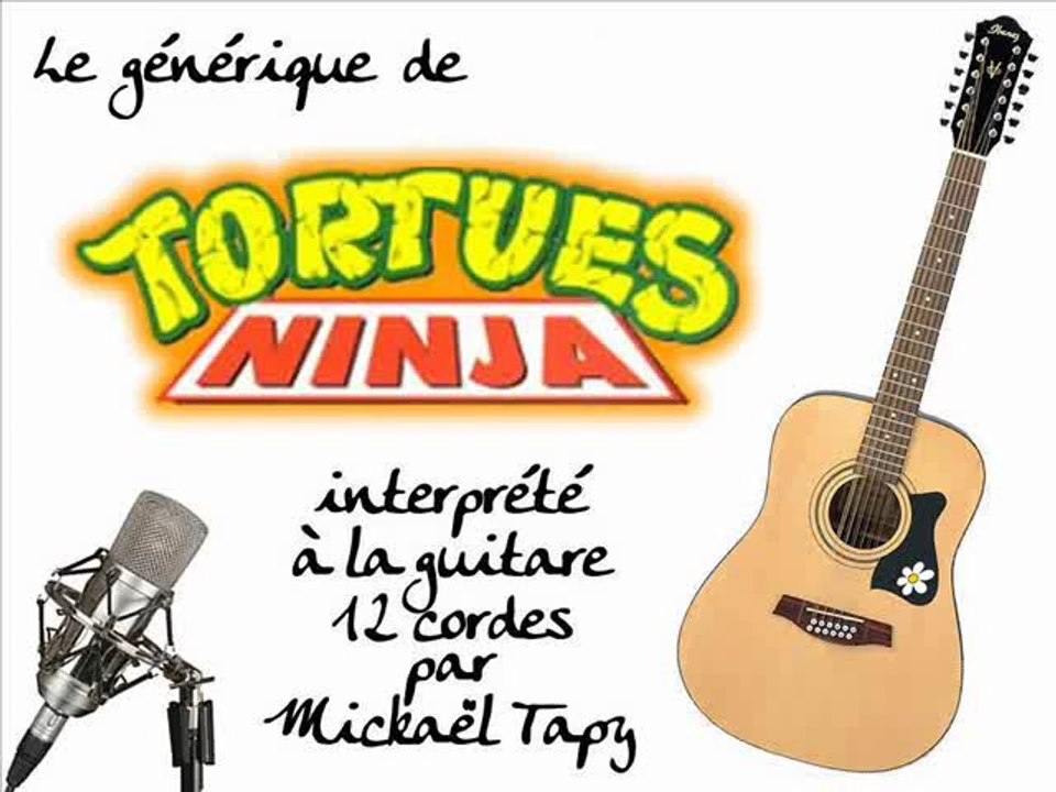 Tortues Ninja (générique à la guitare 12 cordes)