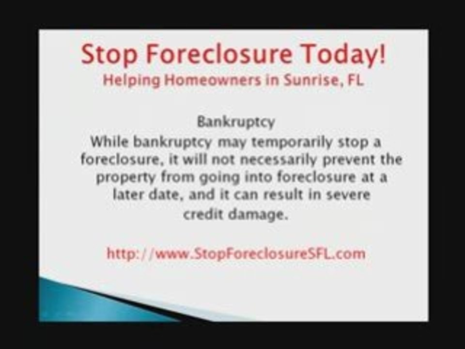 Stop Foreclosure Sunrise