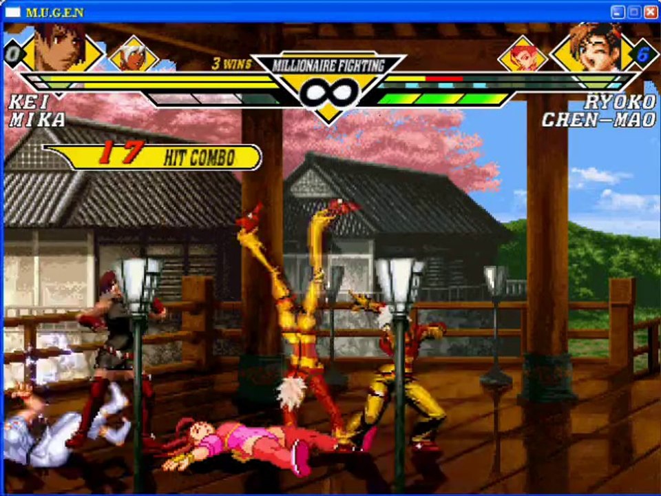 Kei and Mika vs. Ryoko and Chen-Mao(Rematch)