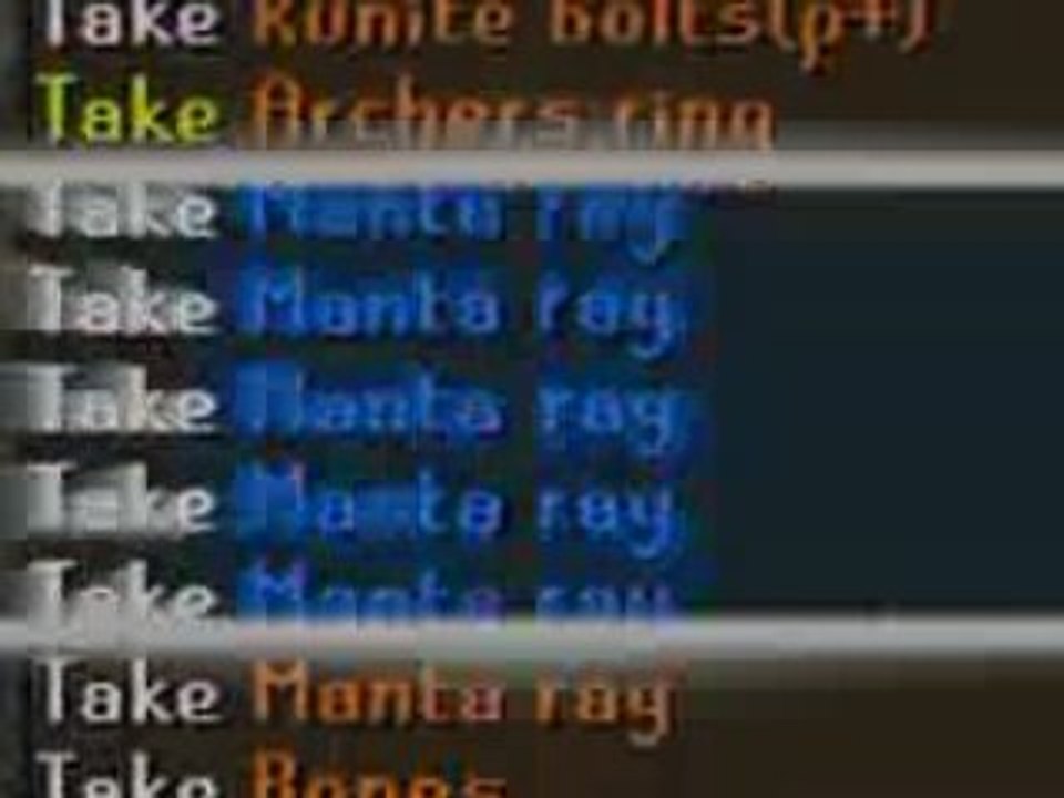 Runescape Drop Video