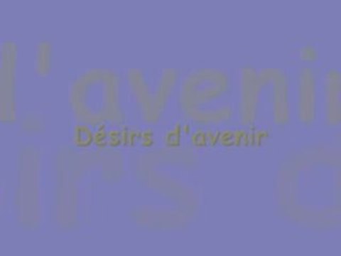 Désirs d'avenir