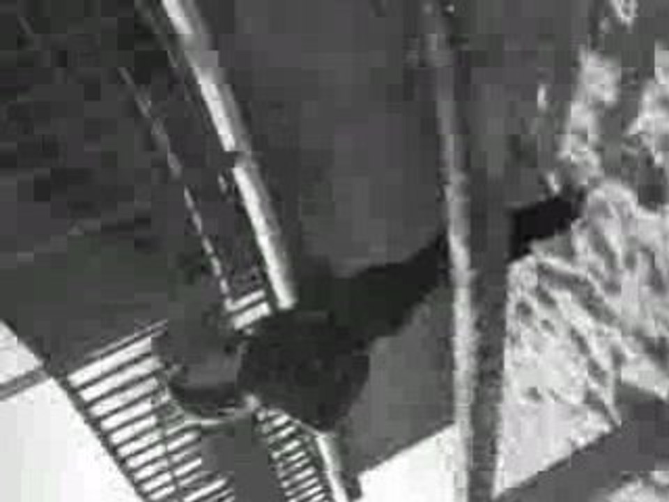 élodie se roule dan la neige