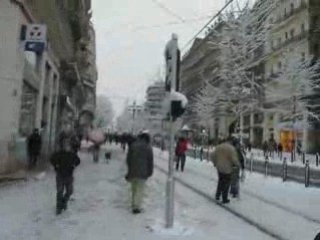 Marseille sous la neige