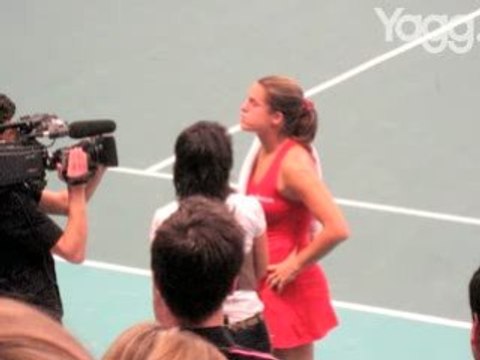 Victoire d'Amélie Mauresmo à l'Open GDF Suez 2009