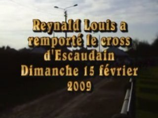2009-02-15 Reynald Louis remporte le cross d'Escaudain