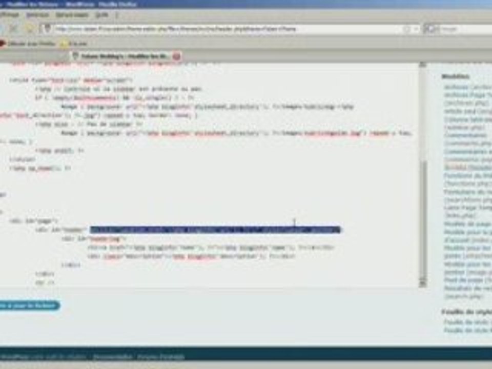 WordPress : Rendre l'entête de son blog cliquable
