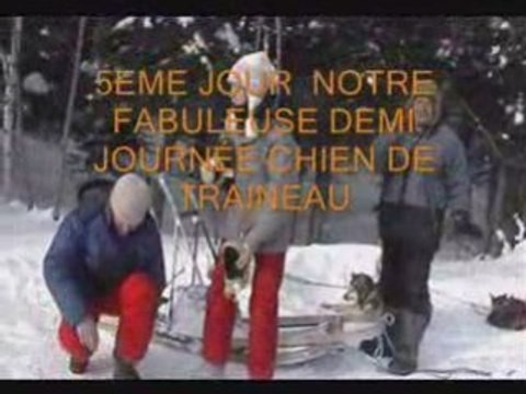 une semaine d'hiver au gite du maudit francais au Québec