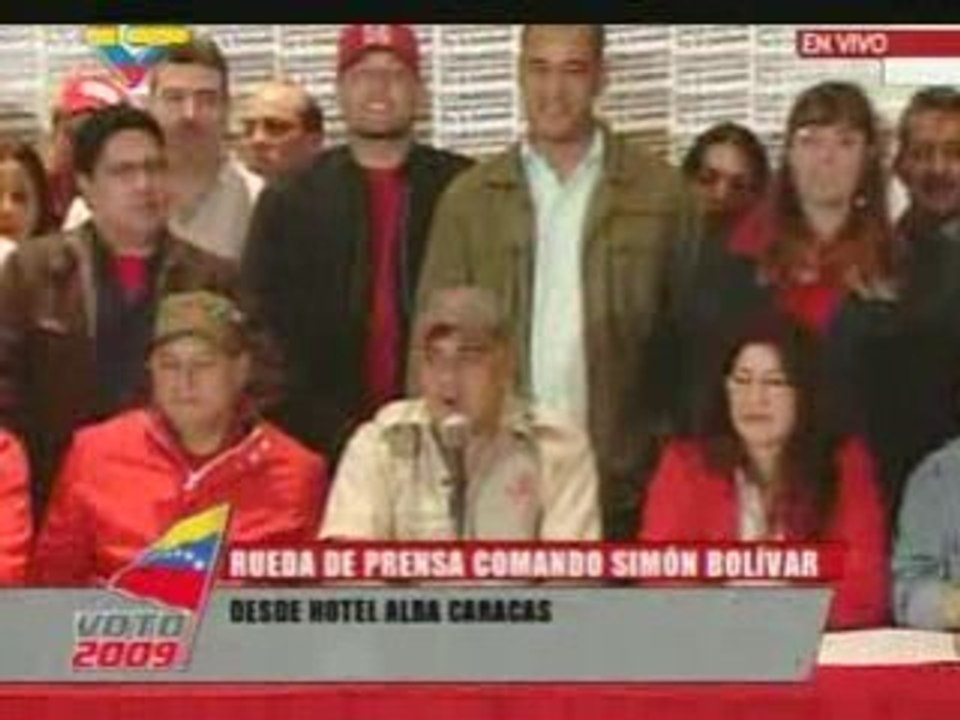 Venezuela. Anuncia Victoria del " SÍ " a  Enmienda, Jorge R.