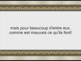 Sourate 5  Al-Maida ( LA TABLE SERVIE ) verset (51-81)