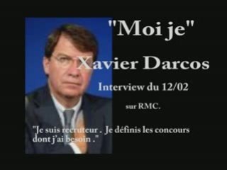 Xavier DARCOS (RMC le 12/02/2009)