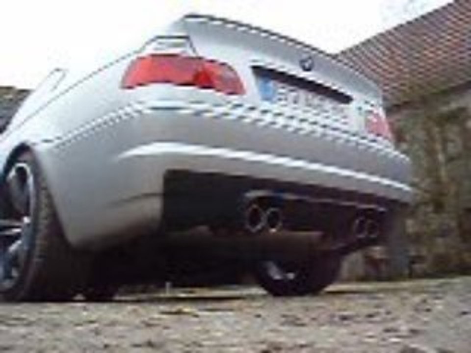 M3 e46 echappement scorpion