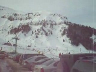 Le Sancy: Le domaine skiable vu du parking