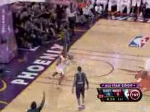 Nba Chris Paul pass it to Kobe and go for a big dunk
