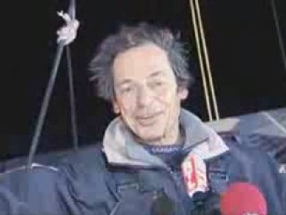 Vendée Globe : Arrivée de Marc Guillemot, troisième