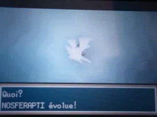 Nosferapti shiney évolue en Nosferalto shiney