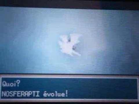 Nosferapti shiney évolue en Nosferalto shiney