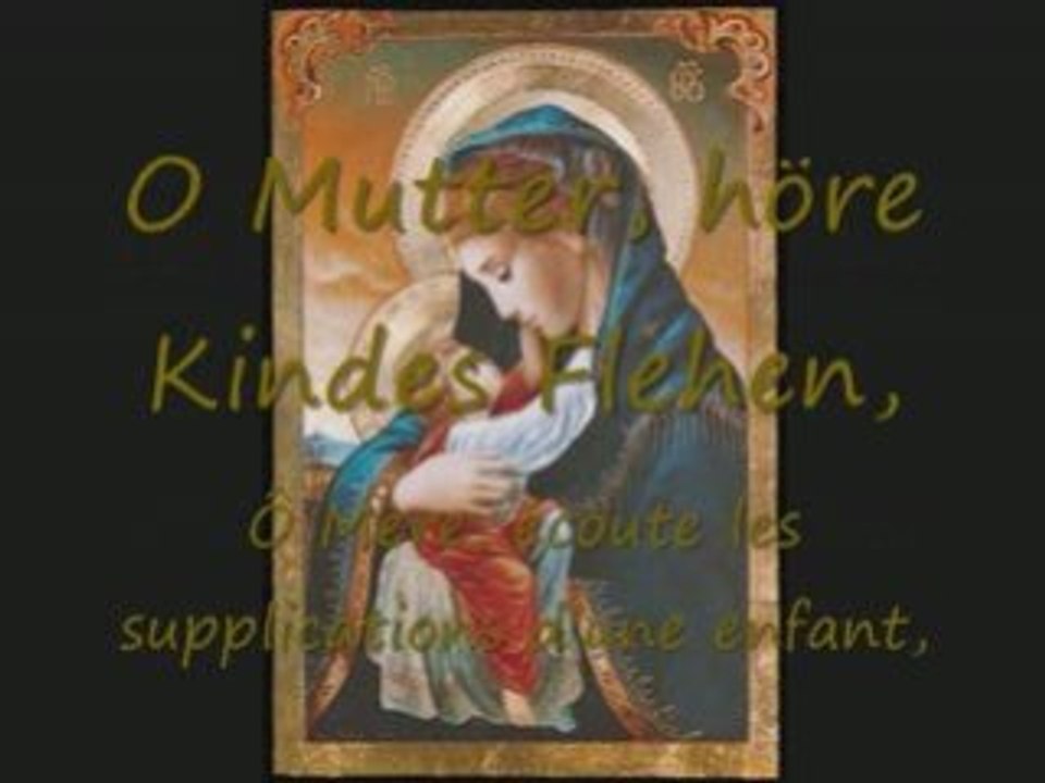 Je vous salue, douce Vierge immaculée