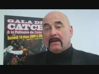 Présentation du gala de catch de Colmar par Flesh Gordon